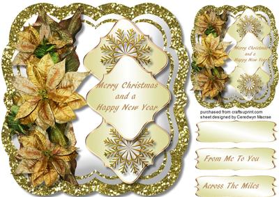 Lovely Glitter Frame and Christmas Greetings ,3