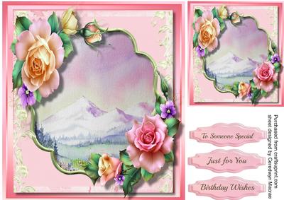 Beautiful Scene and Roses 