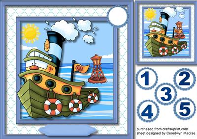 Chuggy the Birthday Tug Boat 1