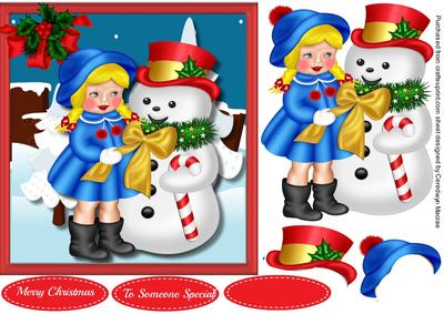 Dressing the Snowman in Candy Lane 