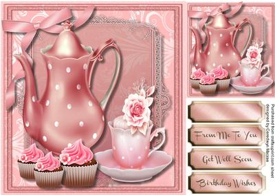 Teatime and Roses , Pink