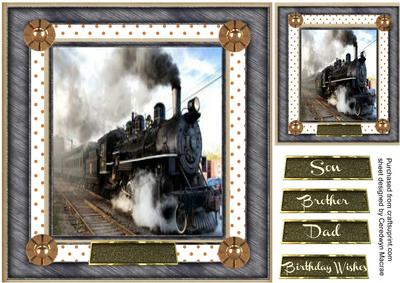 Lovely Steam Train and Coaches 