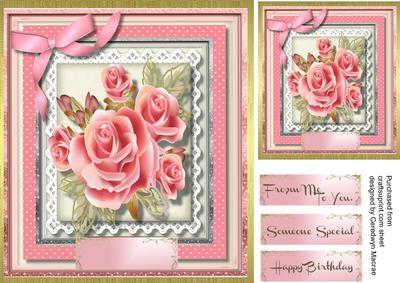 Beautiful Roses on Batenburge Lace