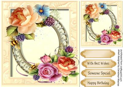 Summer Fruits and Roses 