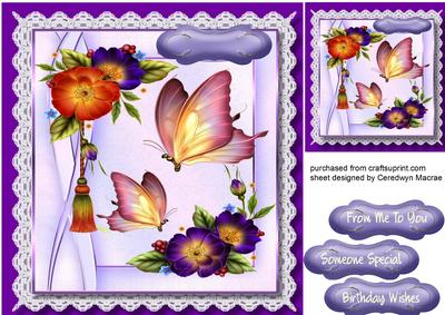 Butterfly's and Roses 