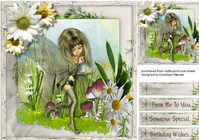 Beautiful Fairyb in the Meadow 