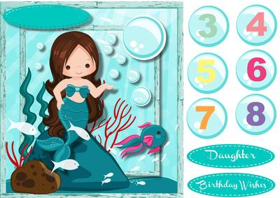 Lovely Birthday Mermaid 2