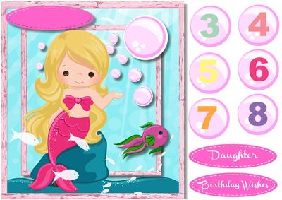 Little Mermaid with Blond Hair, 5