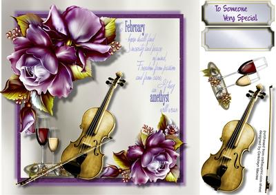 Music, Wine, and Stunning Roses,with Verse 