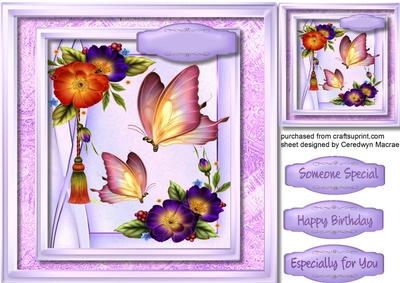 Butterfly's and Roses 4