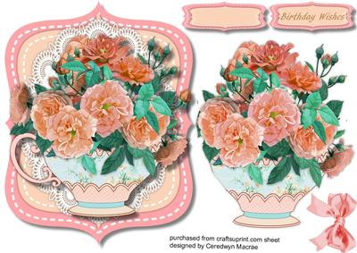 Lovely Cupof Pink Roses