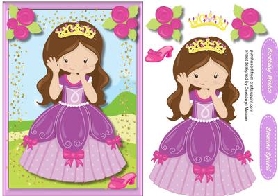 Princess with Her Shoe 