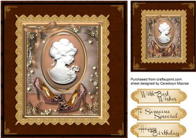 Beautiful Cameo in a Gold Frame
