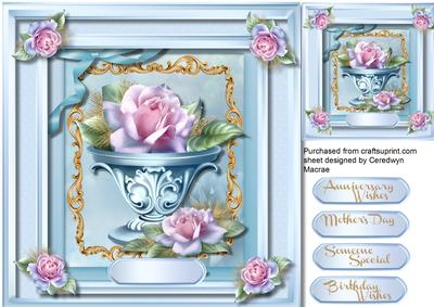 Beautiful Frosted Roses in a Bowl