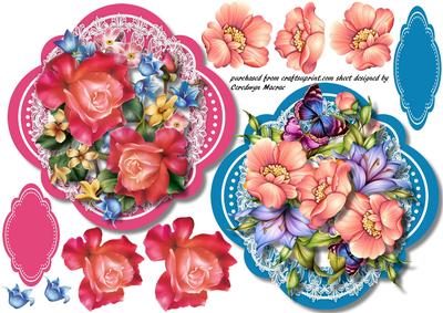 Lovely Flower Toppers 2