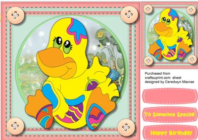 Lovely Little Critter Duck 