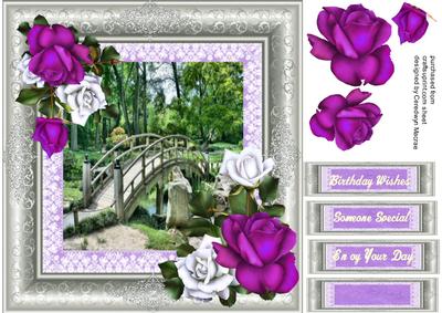 Japanese Bridge and Roses