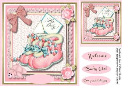 Beautiful Booties for a Special Baby Girl