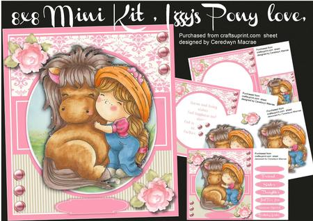 8x8 Mini Kit, Izzy's Pony Love 