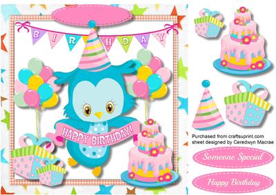 Happy Birthday from Birthday Owl