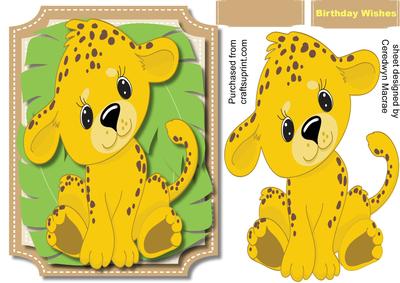 Lovely Woodland Critter Tiger Cub ,2