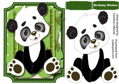 Lovely Woodland Critter Panda