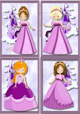 4 Lovely A6 Princess Toppers
