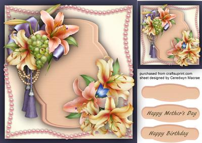 Downton Lillies and Scolloped Pearls
