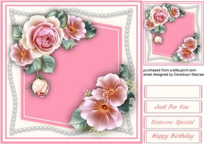 Stunning Roses and Pearls 