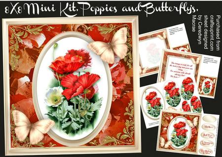 8x8 Mini Kit , Poppie's and Butterfly's