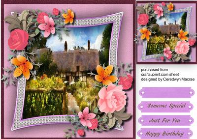 Lovely Ccottage and Flowers 
