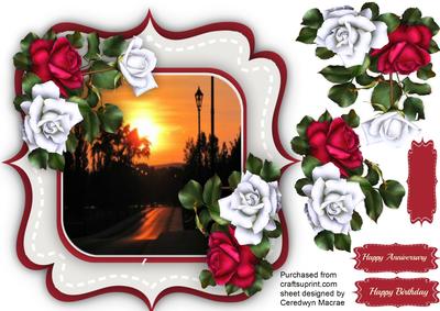 Lovely Romantic Shaped Card