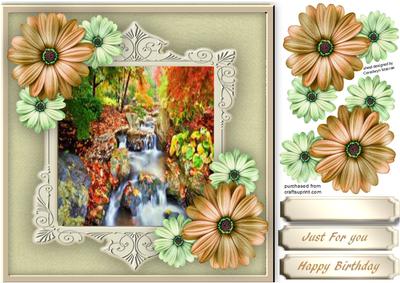 Lovely Fountain and Daisys