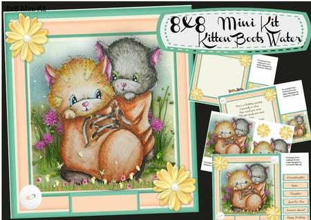 8x8 Mini Kit , Kitten Boots Water