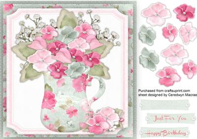 Lovely Jug of Summer Flowers