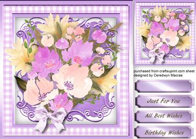 Lovely Bouquet of Lilac Flowers ,l