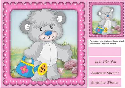 Eljie Bear with His Watering Can 