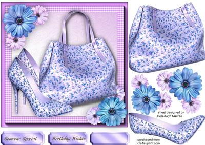Lovely Lilac Summer Shoes and Bag 1