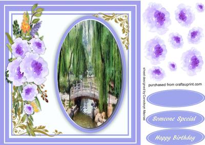 Lovely Bridge and Weeping Willows