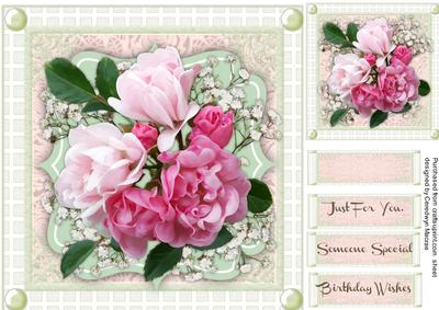 Beautiful Roses and Baby Breath 