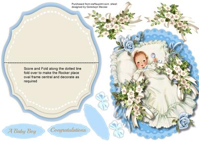 Lovely Blue Rocker for a Baby Boy
