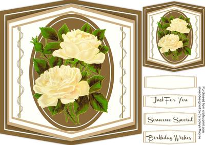 Beautiful Yellow Roses in a Taurpe Frame 