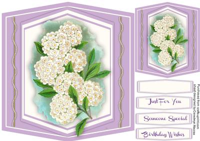 Beautiul White Flowers and Pearls