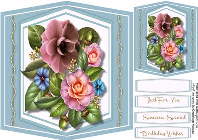 Beautiful Camellias and Twisted Pearls 