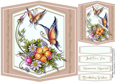 Beautiful Petal Wings and Twisted Pearls