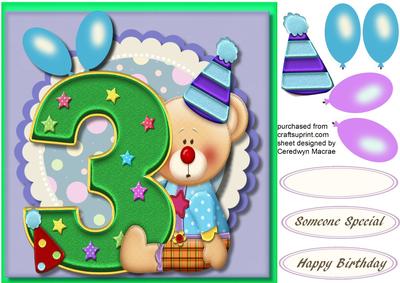 Happy Birthday 3 Today
