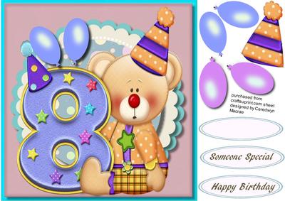 Happy Birthday, 8 ,today, 