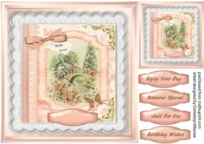 Lovely Scene on Lace 