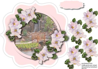 Lovely Bracket with Japanese Water Scene 