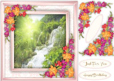 Lovely Freesiers and Waterfall 